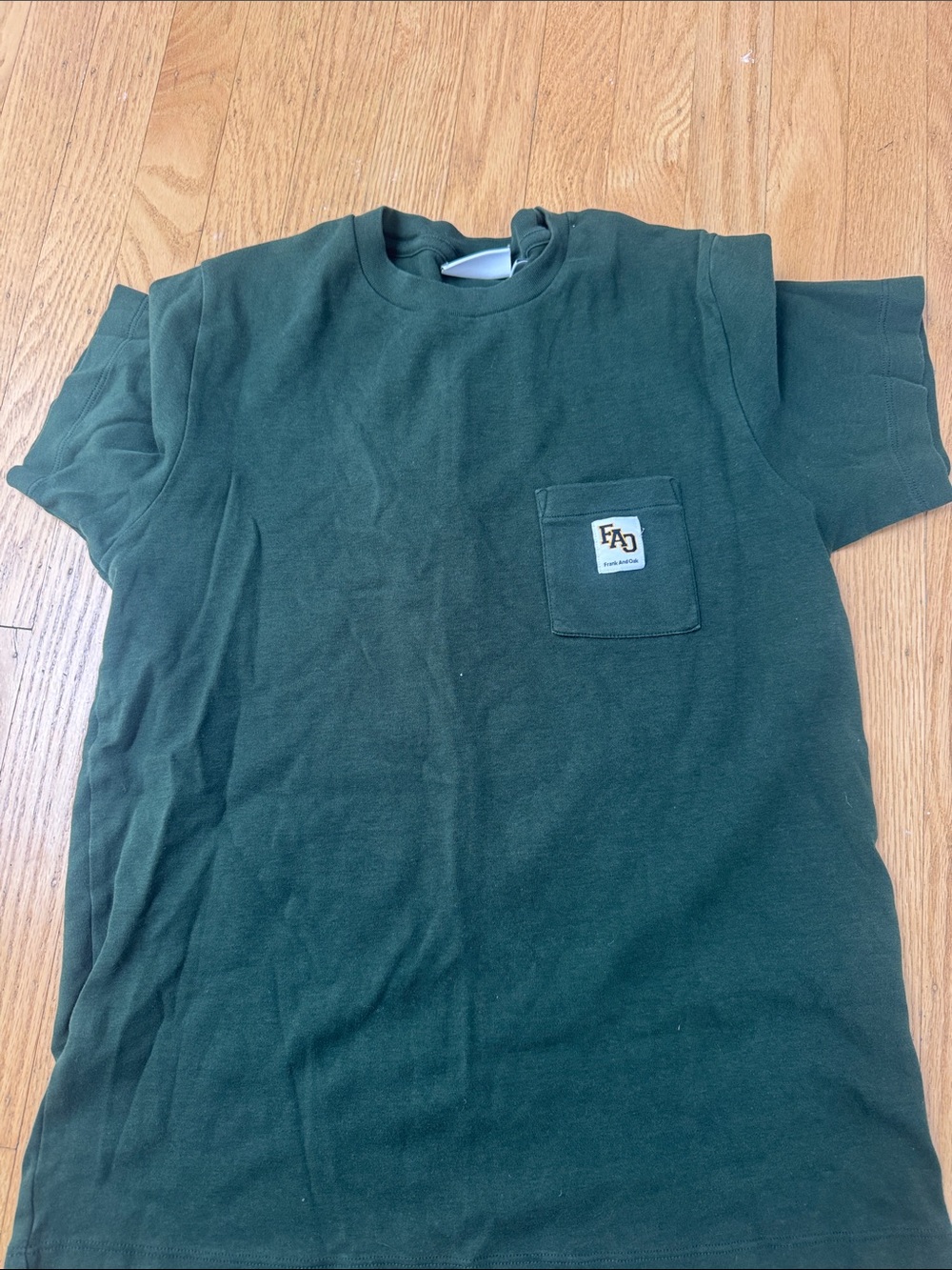 FA Dark Green Short Sleeve Pocket Tee